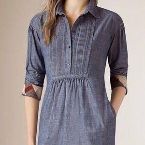 Vintage Burberry Floral Multi Pocket Dress Size L